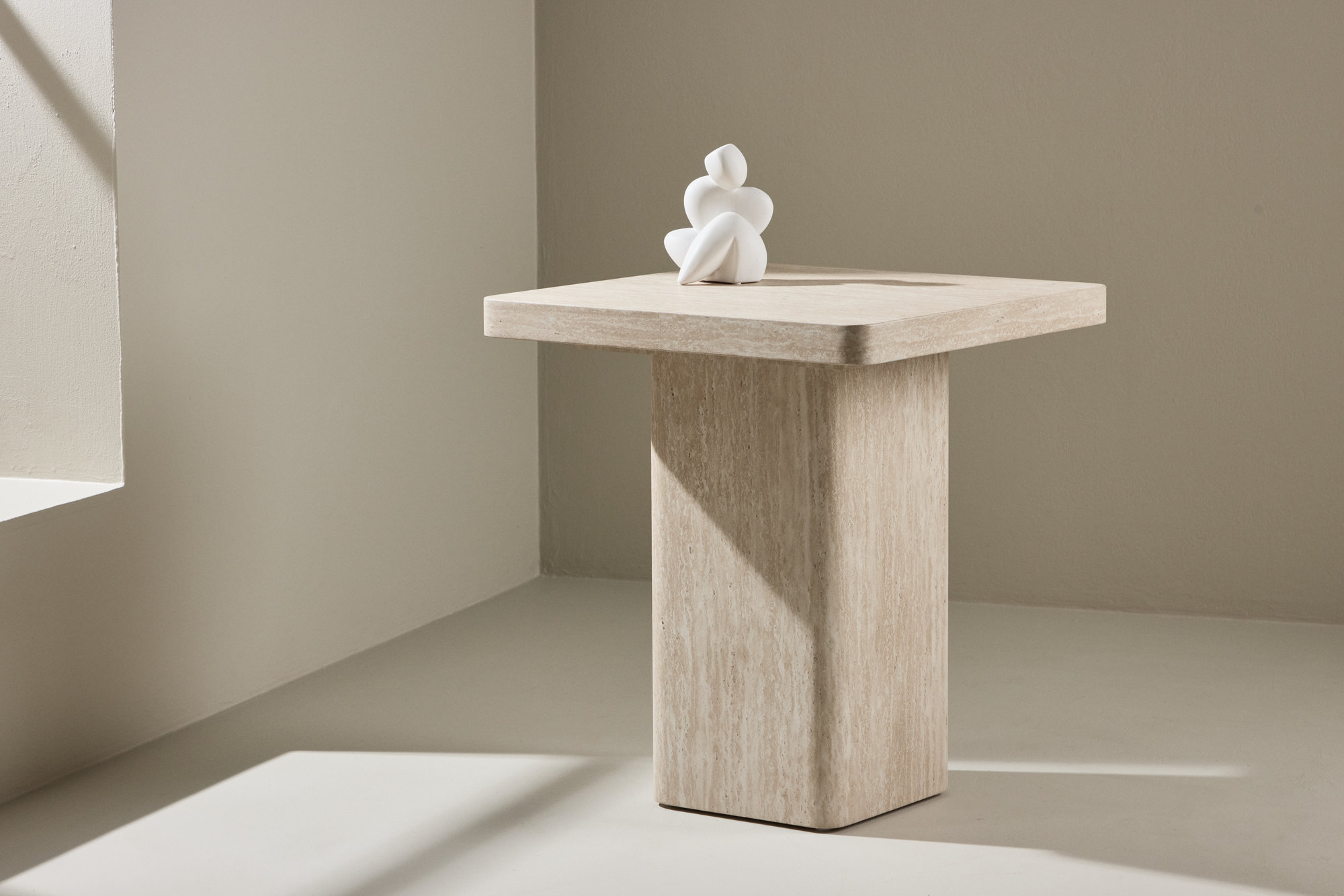 Qvart Soffbord 50x50 - Beige