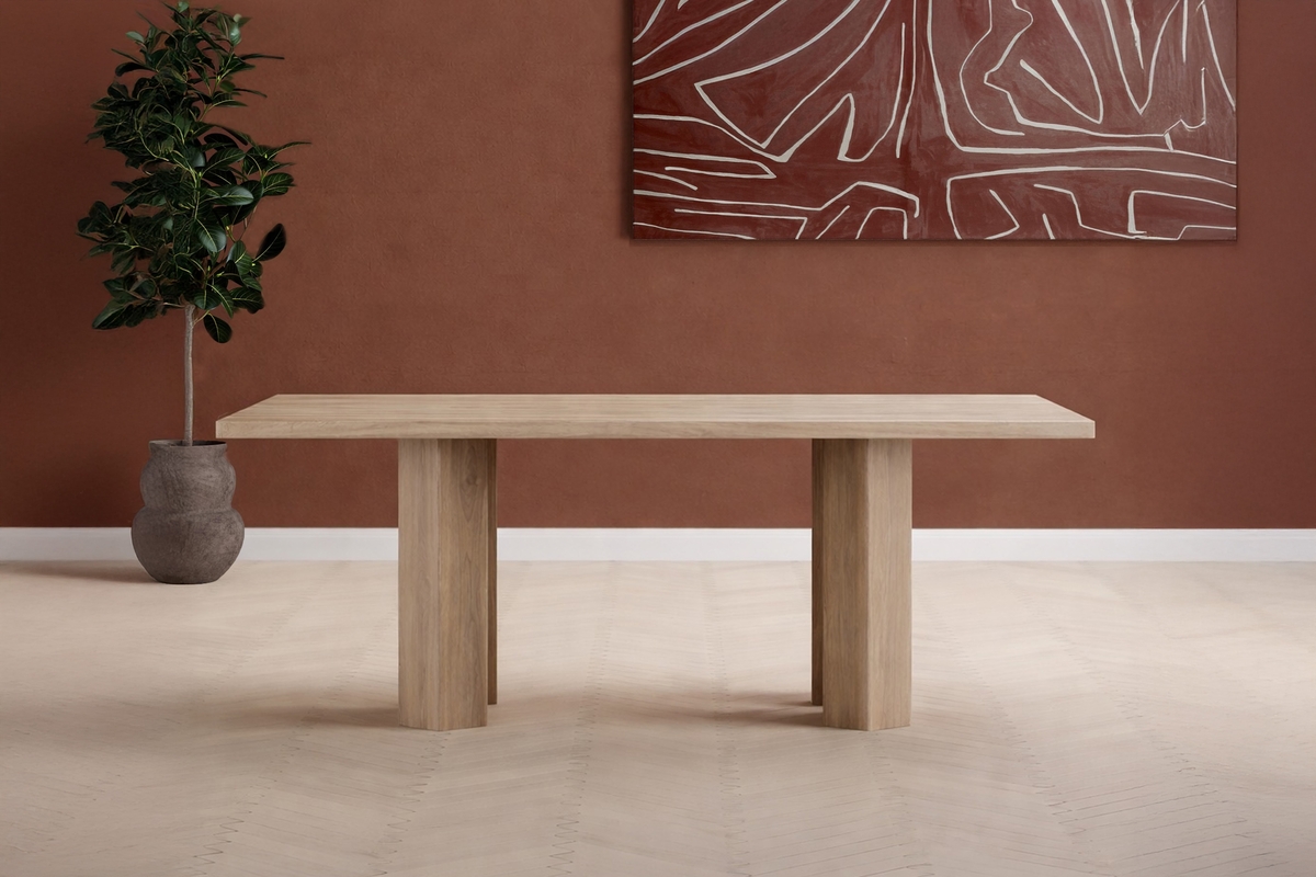 Matbord Lillehammer 200x90 cm - natur