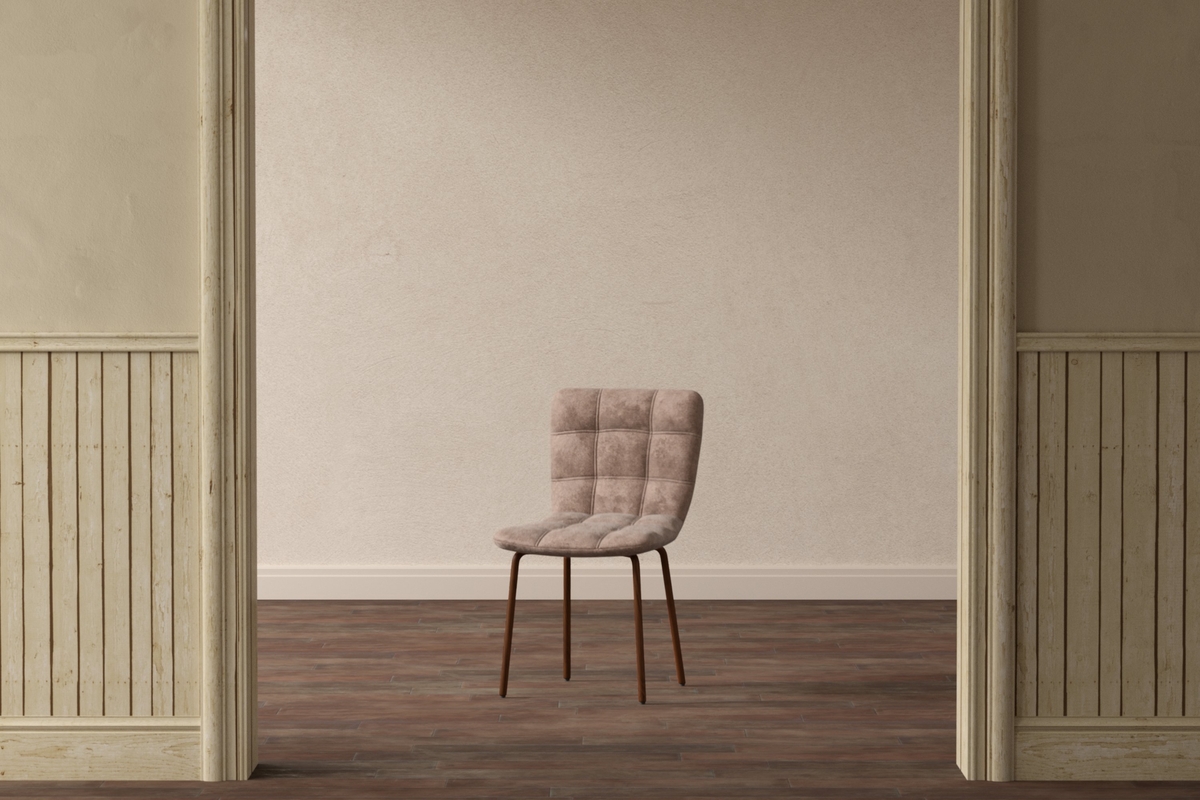 Matstol Punsch i brun sammet