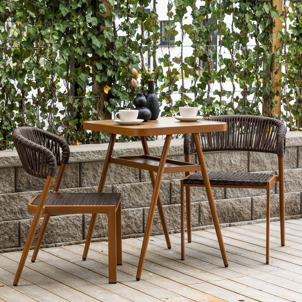 Amadora caf�grupp - Brun + Textilskydd f�r utem�bler