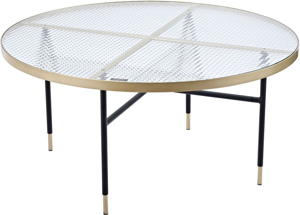 Judy soffbord �98 cm - Svart/m�ssing