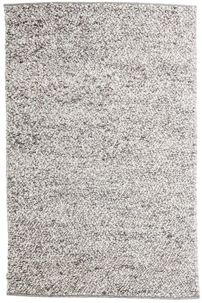 Jajru ullmatta 250 x 350 - Ljusgrå ull