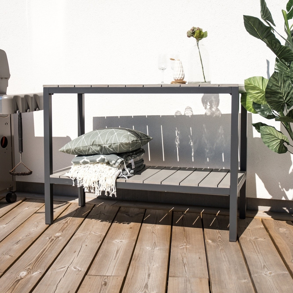 Parma bijzettafel - Zwart/Grijs Parma bijzettafel - Zwart/Grijs