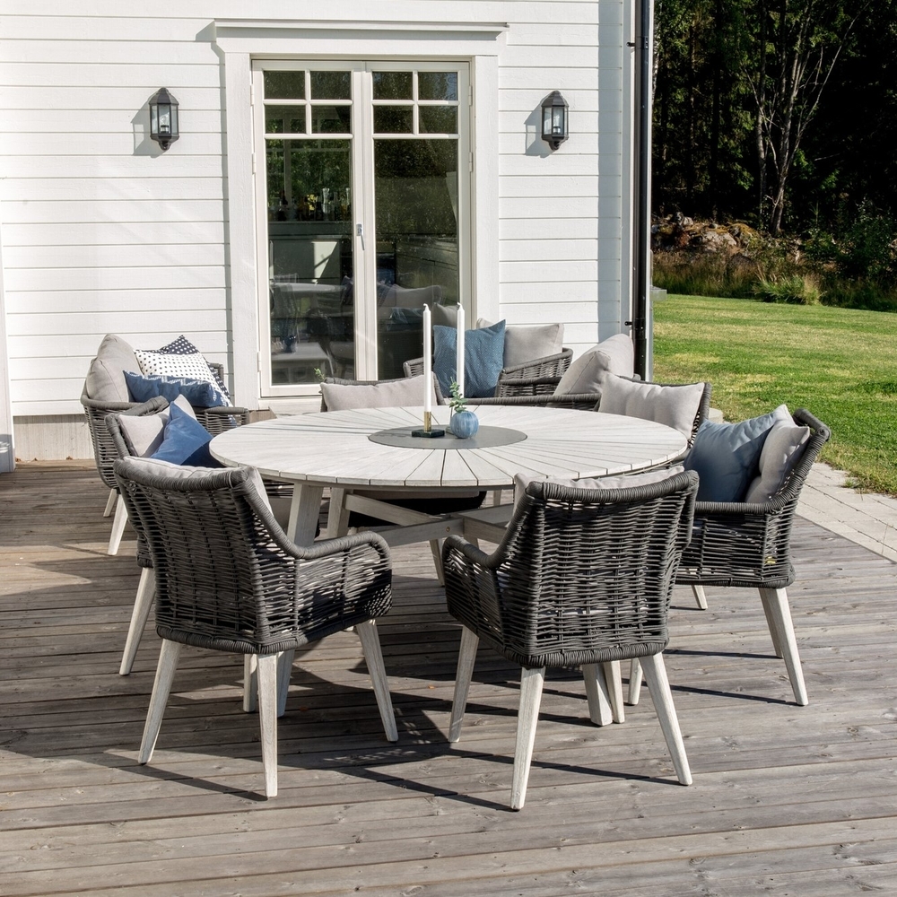 Rives matbord Ø150 cm - Ljusgrå Rives matbord Ø150 cm - Ljusgrå