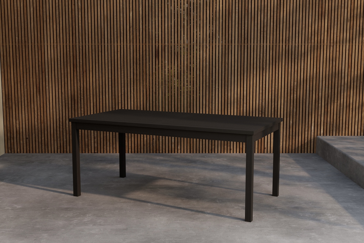 Matbord Kenya rektangul�rt 180x90 cm - svart teak