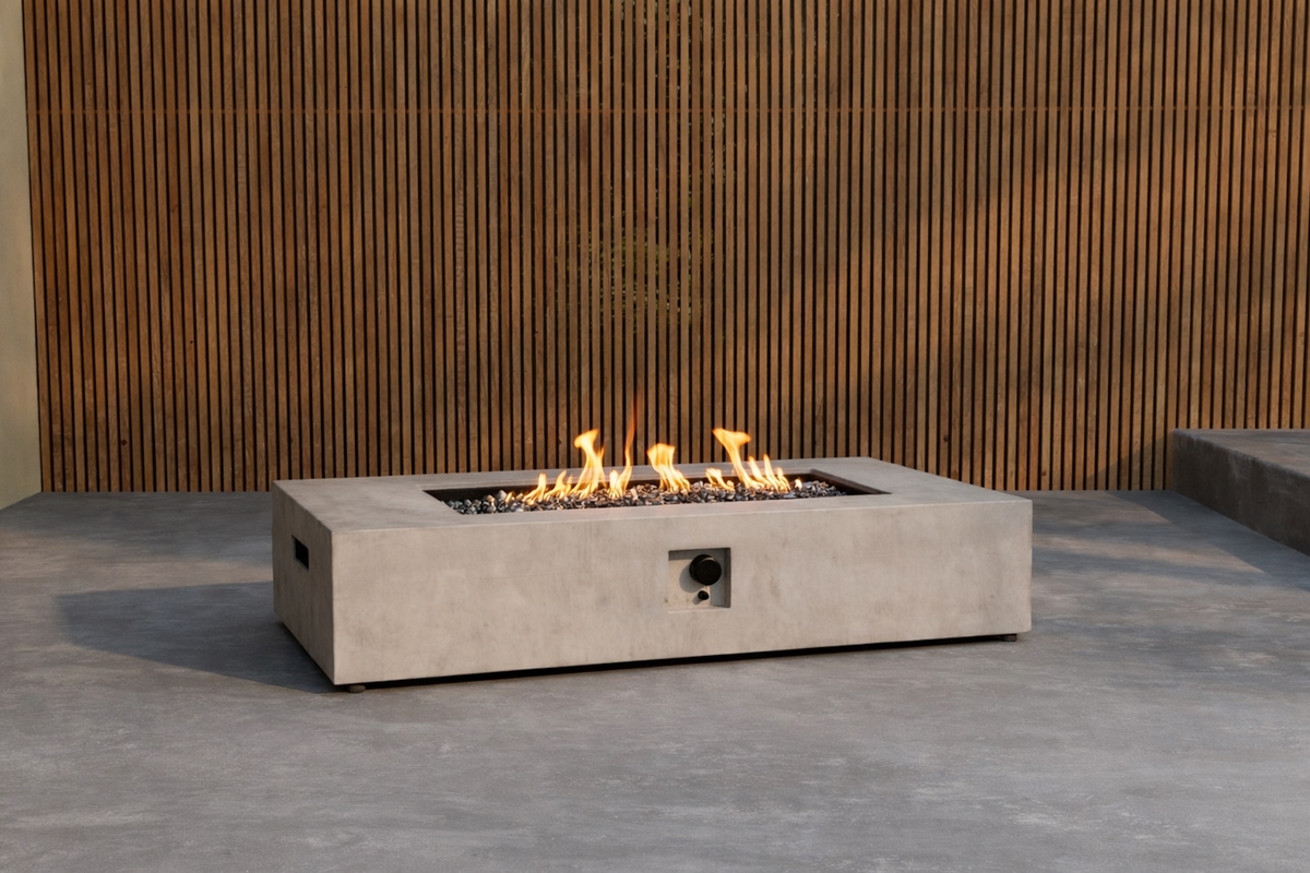 Eldkorg Kea rektangul�r 137x68 cm - gr�