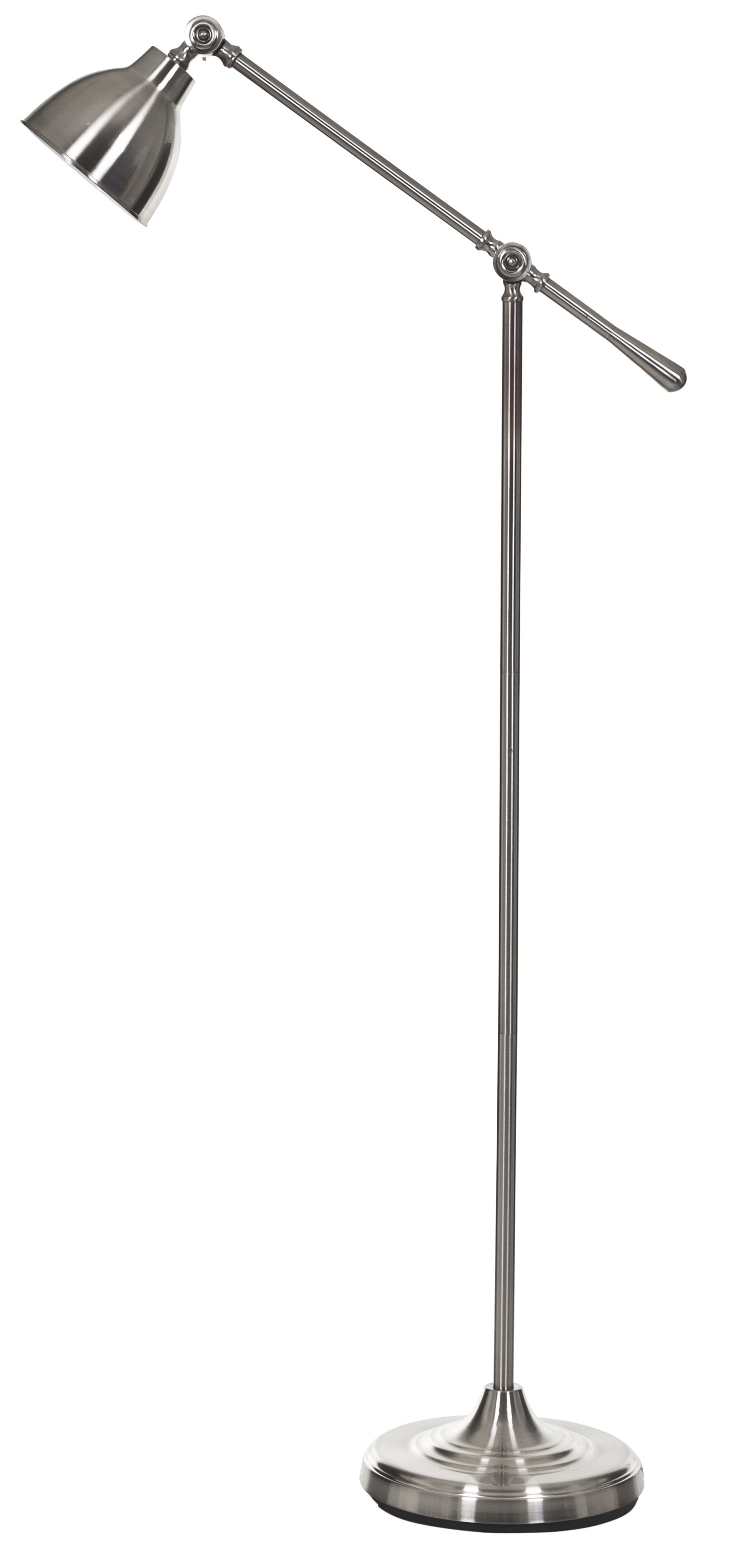 Koft golvlampa - Borstat St�l