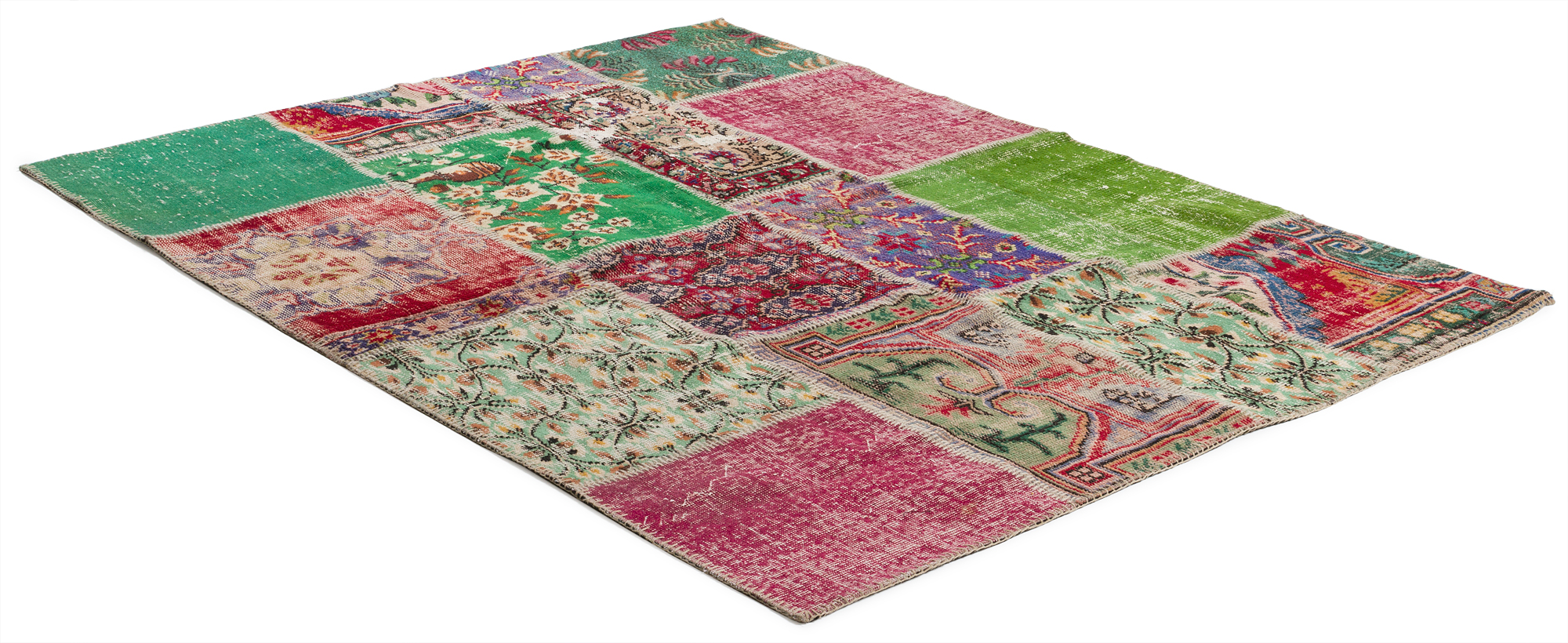 �kta Patchwork-matta Persia - Blommigt m�nster