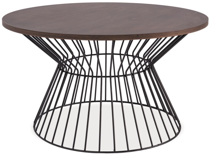 Hilda runt Soffbord i valn�t �82 cm