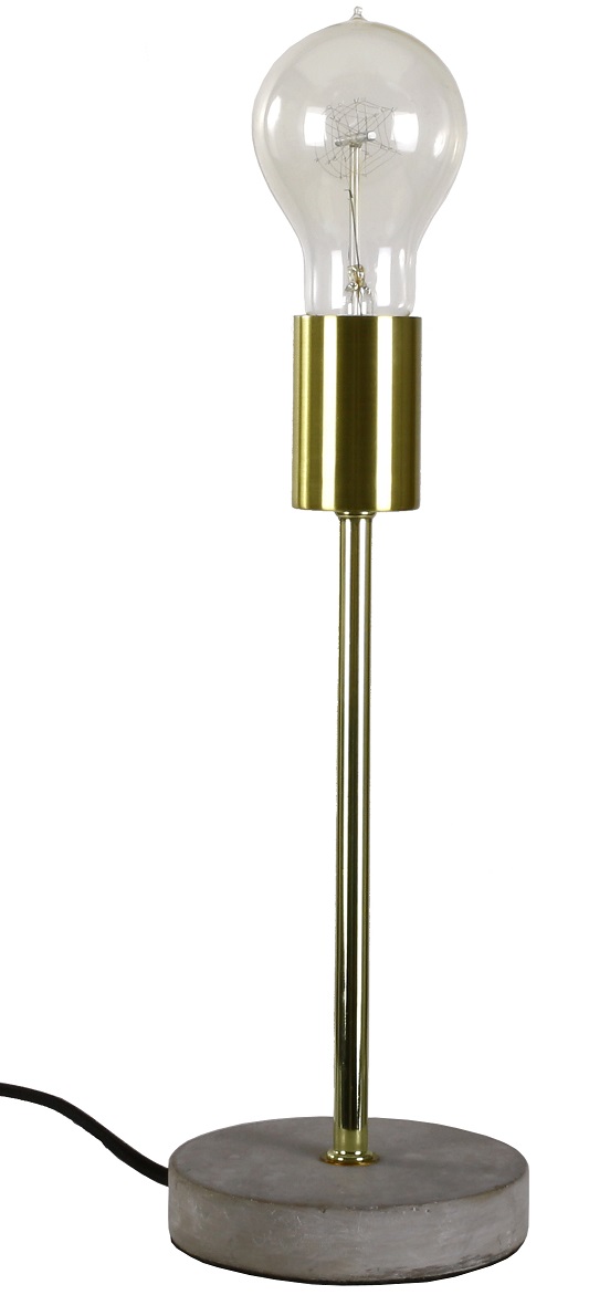 Bell� bordslampa - M�ssing/Cement