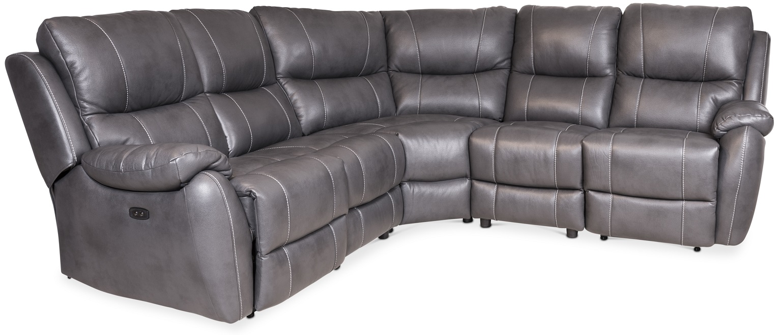 Enjoy el-reclinersoffa (Biosoffa) - Hörnsoffa (el) i grått ecoläder Enjoy el-reclinersoffa (Biosoffa) - Hörnsoffa (el) i grått ecoläder