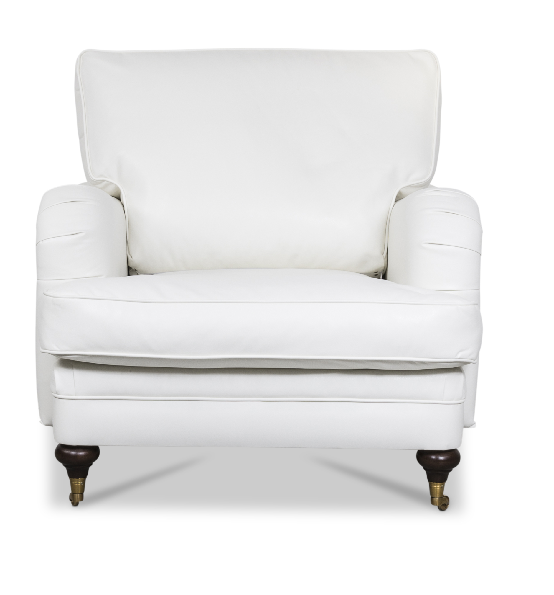 London Howard f�t�lj i vitt konstl�der