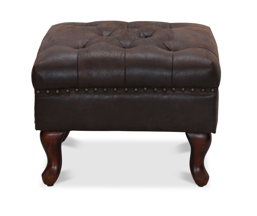 Poef Vivaldi - Vintage bruin