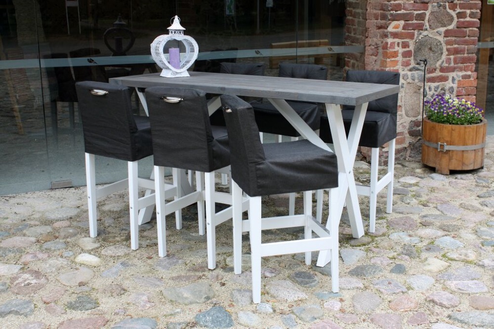 Eetgroep Brixton: Tafel inclusief 6 stoelen + Meubelreiniging