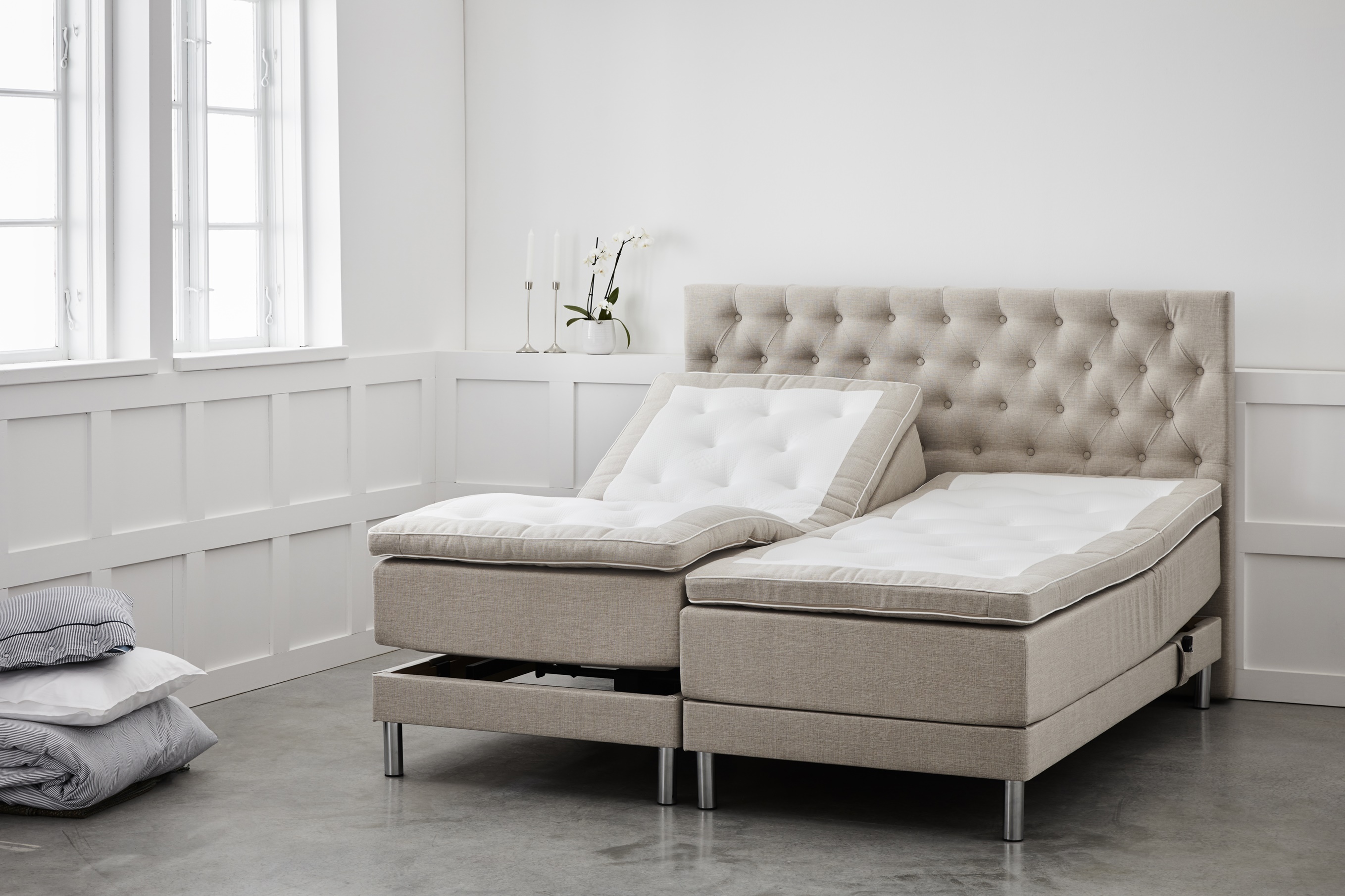 Sensation sänggavel 120 cm - Ljusgrå Sensation sänggavel 120 cm - Ljusgrå