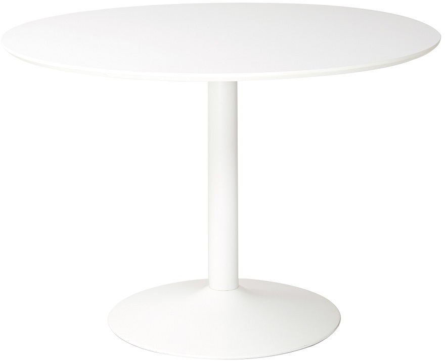 Seat matbord h�gtryckslaminat �110 cm - Vit