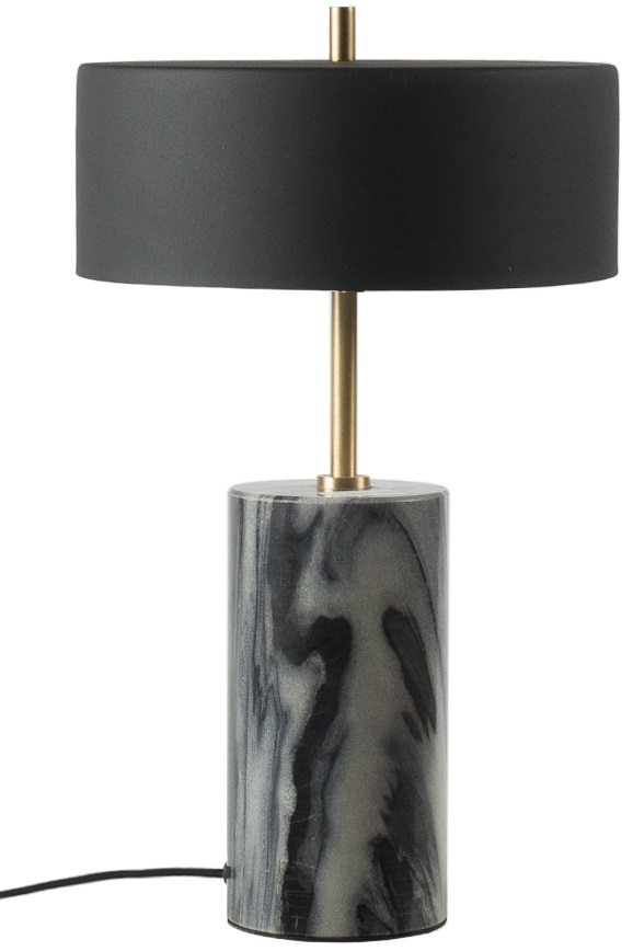 Lotus bordslampa DM010020 - Grå / svart Lotus bordslampa DM010020 - Grå / svart