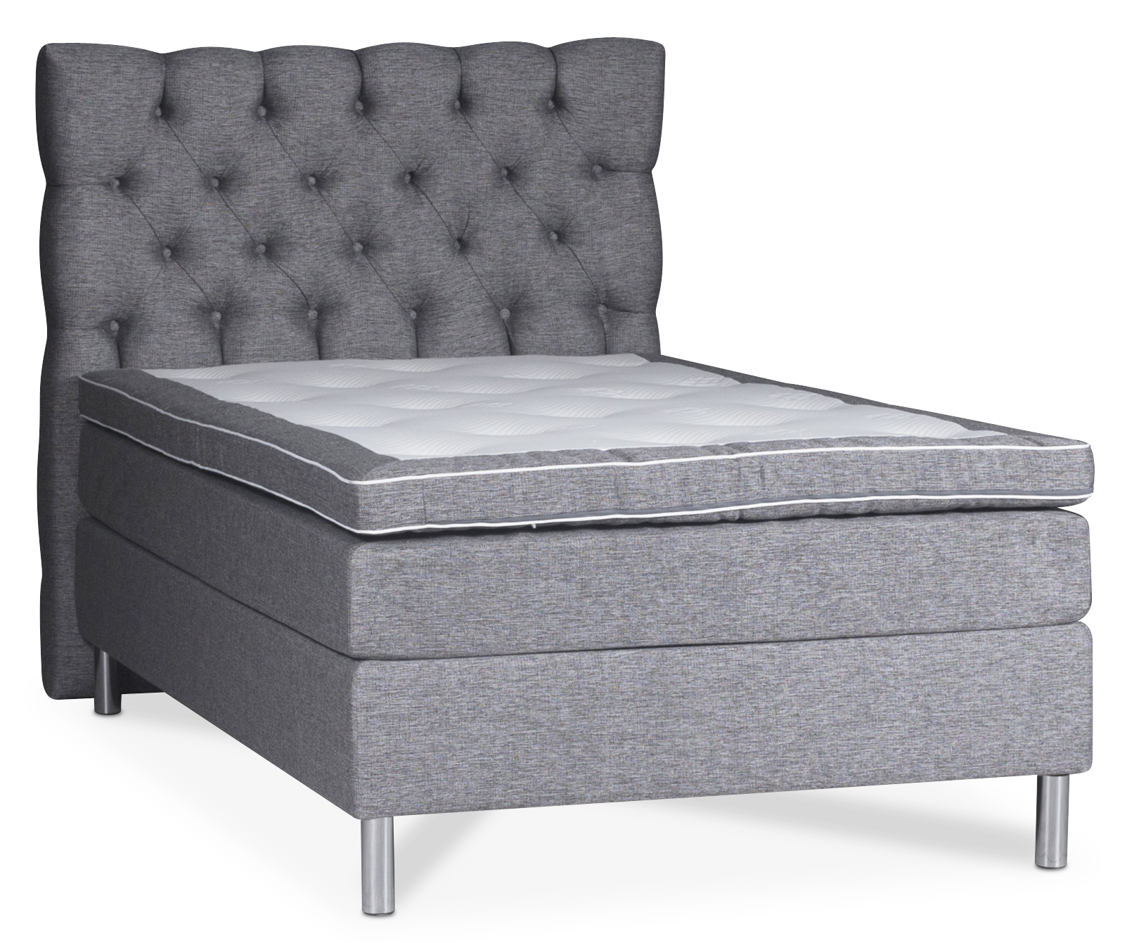 Hilton Deluxe Presley-beddenpakket 5-zone continentaal bed met hoofdeinde - elke kleur!