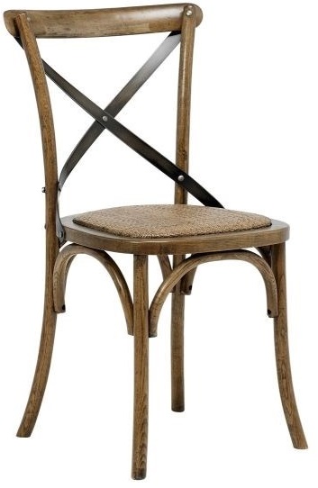 Vintage matstol - Antikbetsad Ek