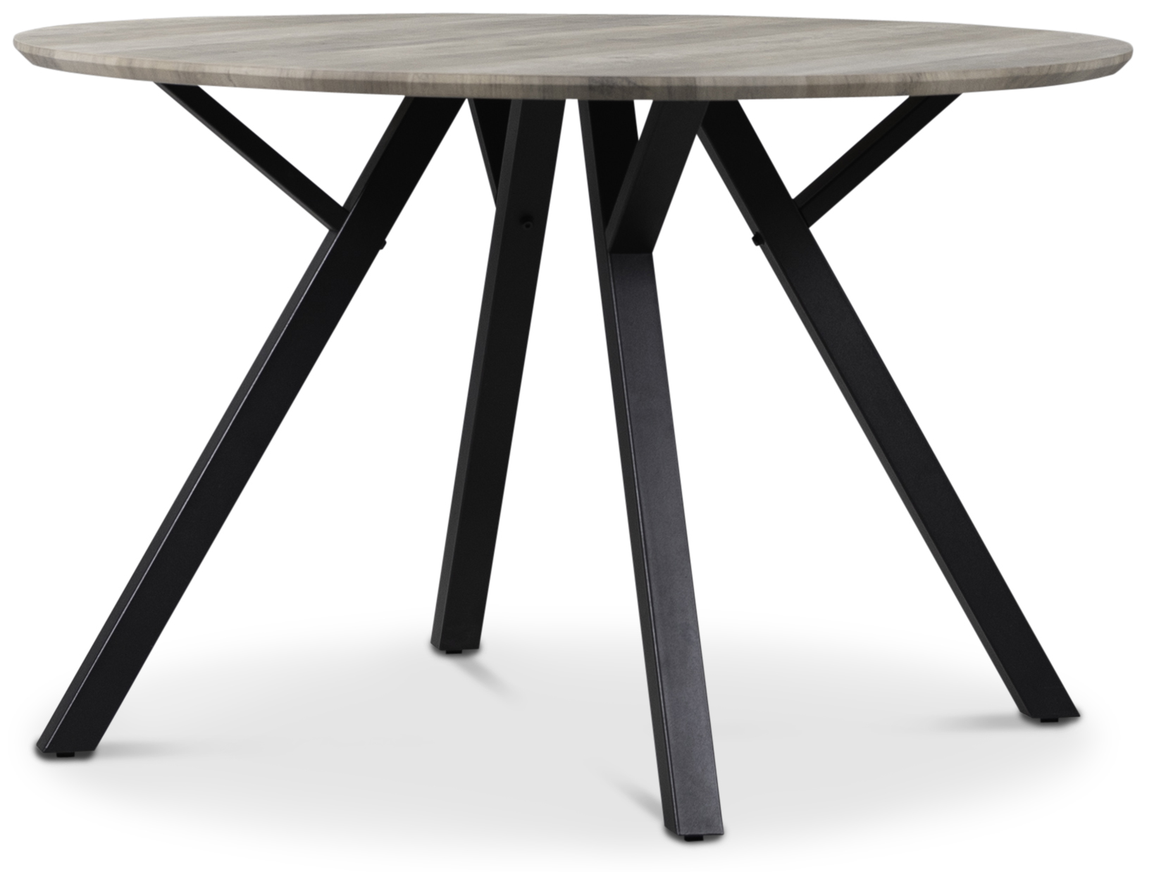 Smokey ronde eettafel Ø120 cm in white wash Smokey ronde eettafel Ø120 cm in white wash