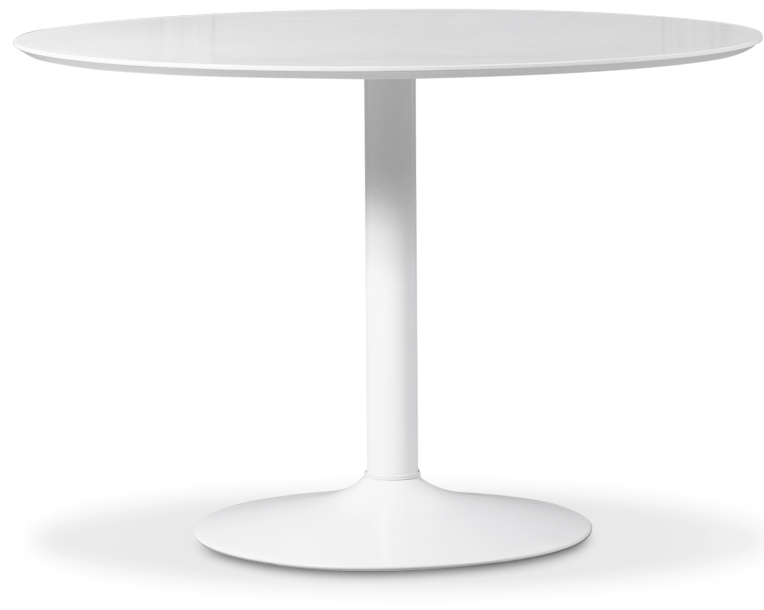 Ibiza witte ronde eettafel �110 cm