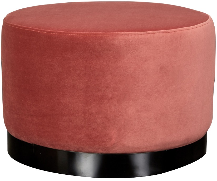 Jack sittpuff XL - Rosa Sammet