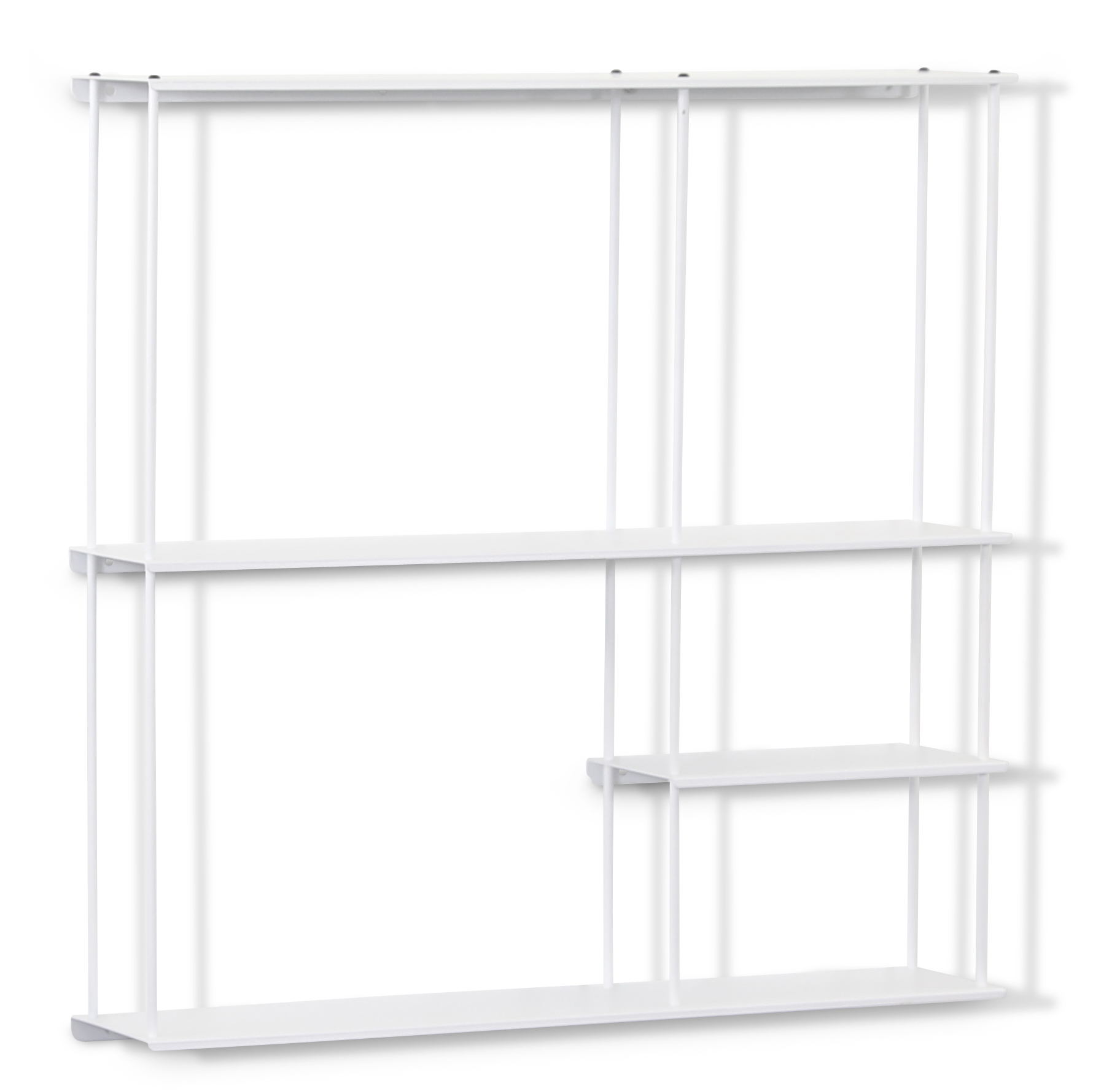 Elliot vit vägghylla i plåt Elliot vit vägghylla i plåt