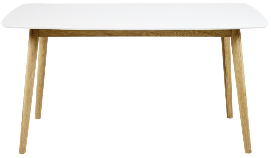 Nagano matbord 150 cm - Vit/ek Nagano matbord 150 cm - Vit/ek