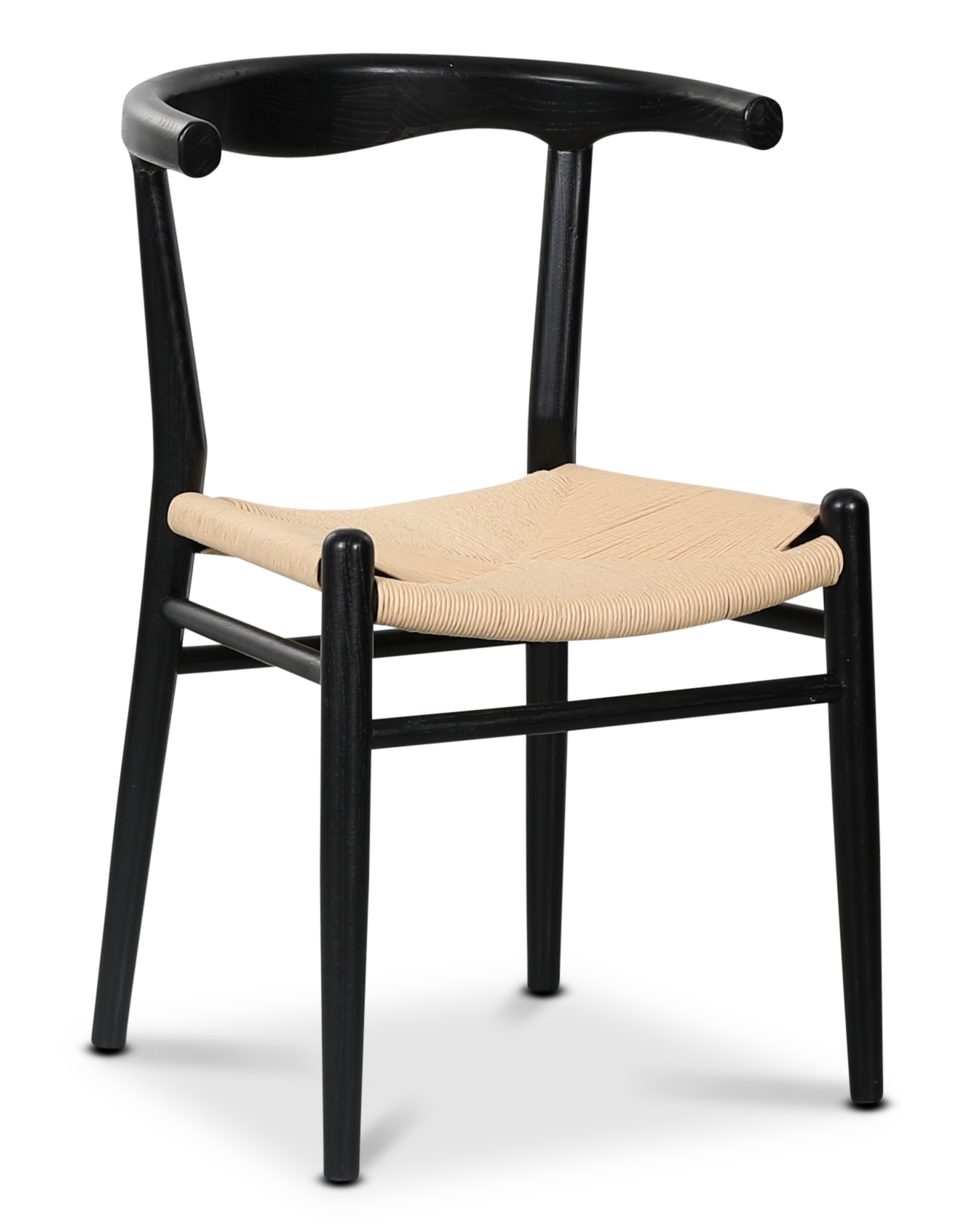 Berit matstol - Svart / Repsits Berit matstol - Svart / Repsits