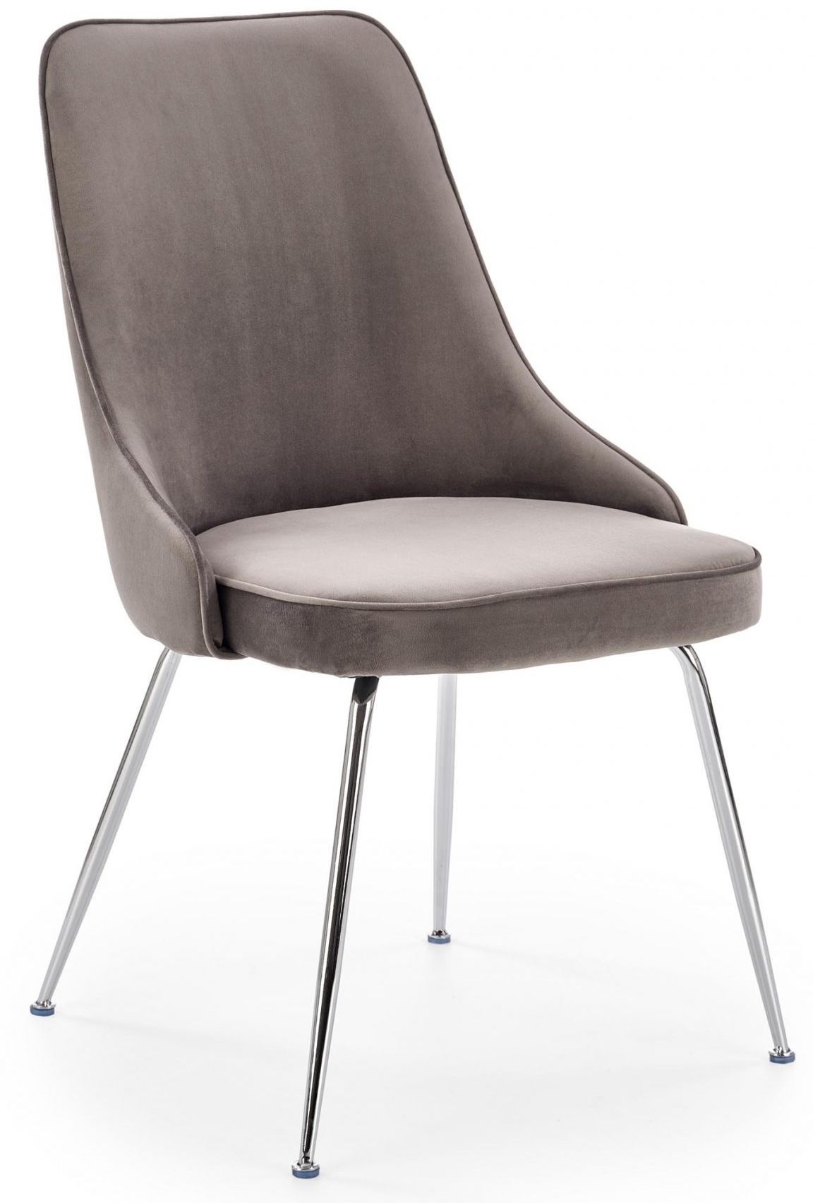 Sabine matstol - Grå (Sammet) / Krom Sabine matstol - Grå (Sammet) / Krom