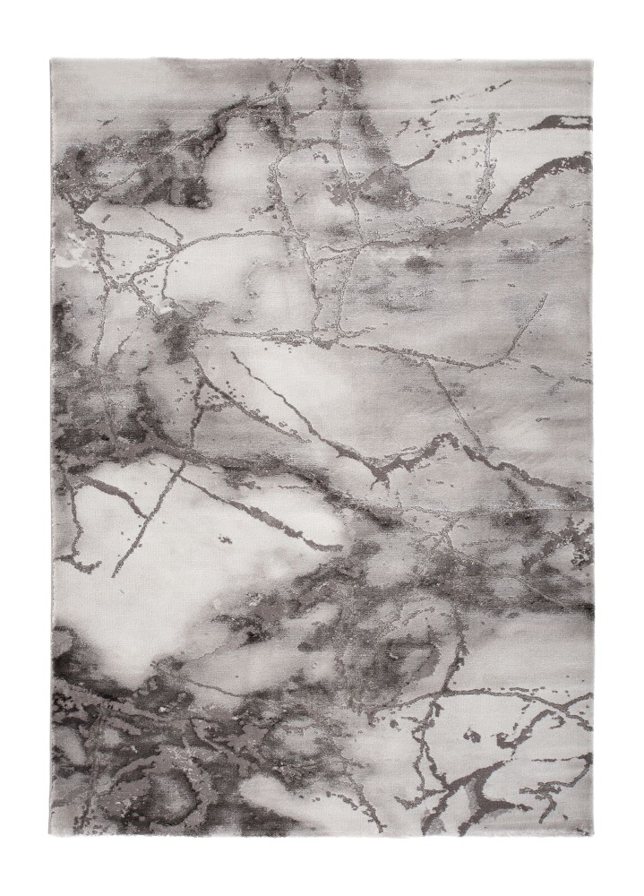 Machinaal geweven vloerkleed - Craft Concrete Silver