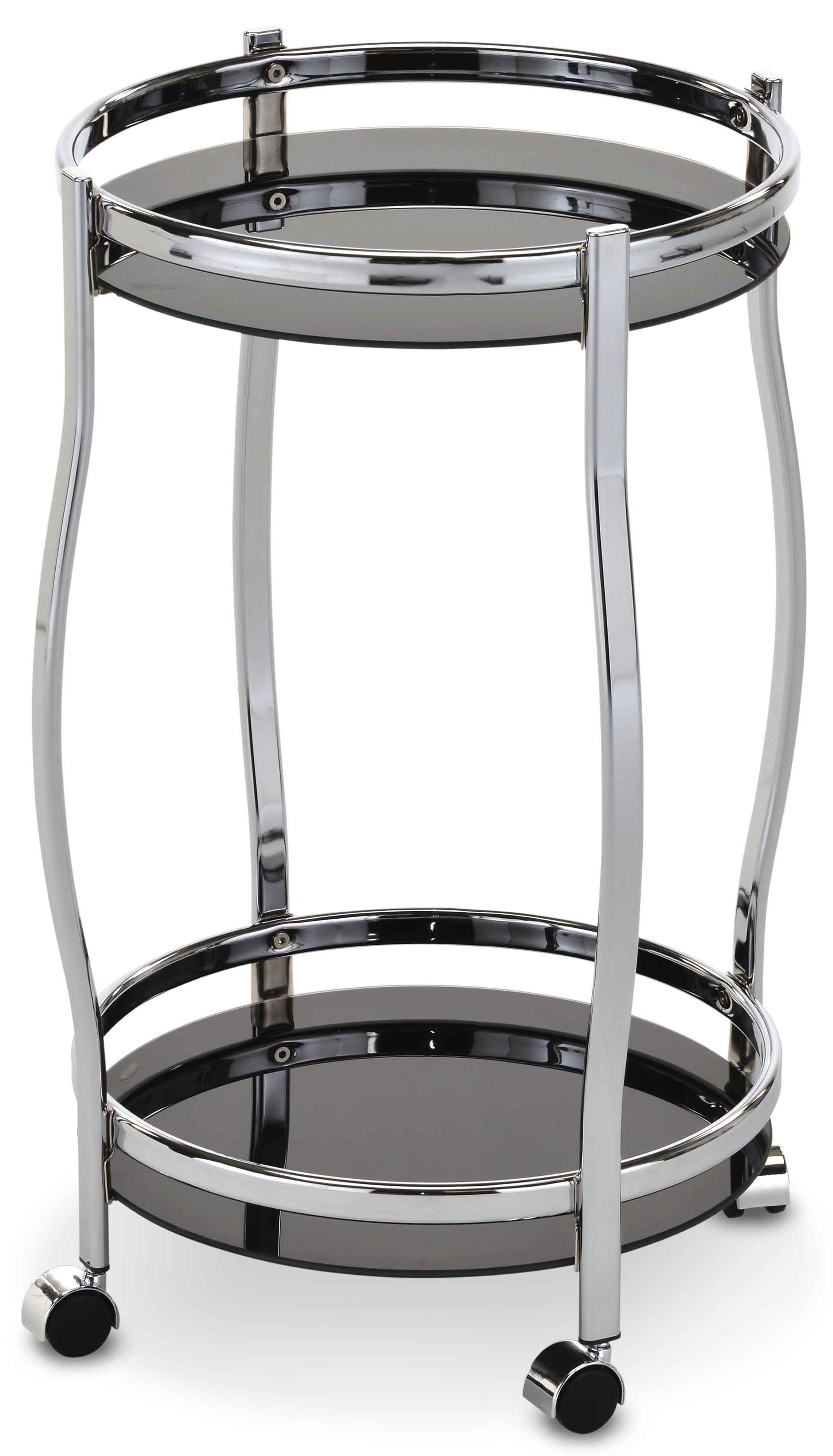 Butler 8 serveerwagen �42 cm - retro (chroom) + Meubelpoten