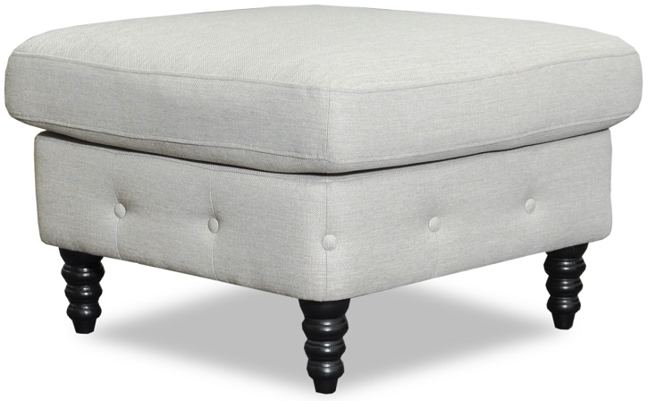 Ashford Chesterfield voetenbank - Beige linnen Ashford Chesterfield voetenbank - Beige linnen