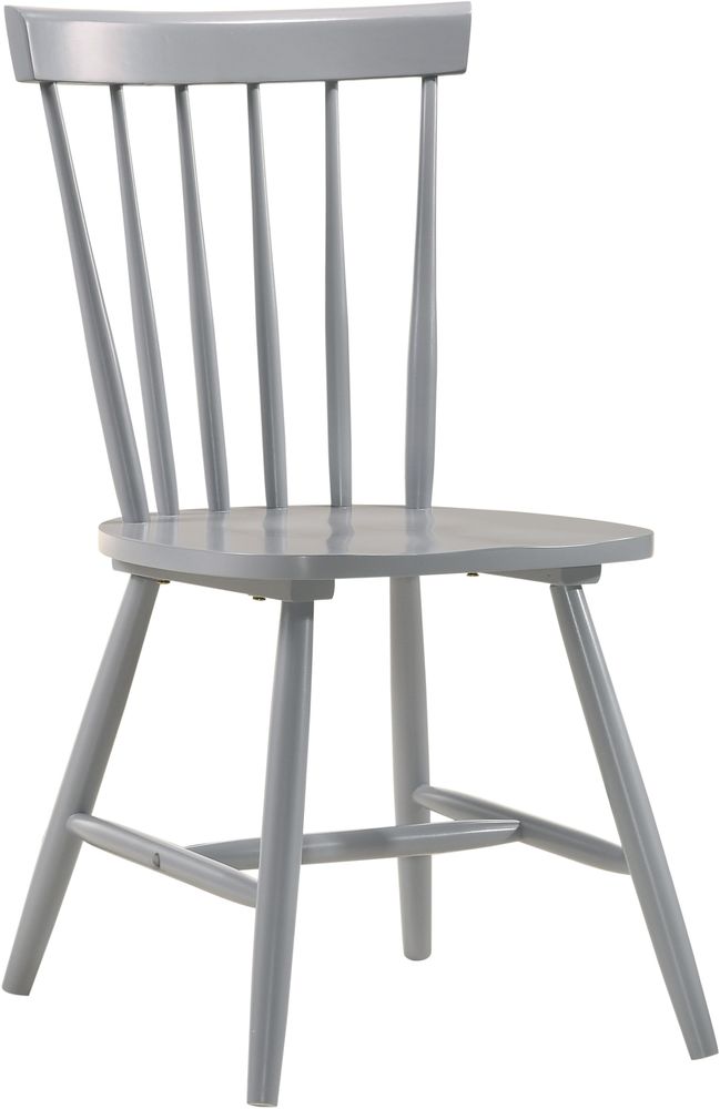 F�r� grijze sledestoel + Stoel kussen