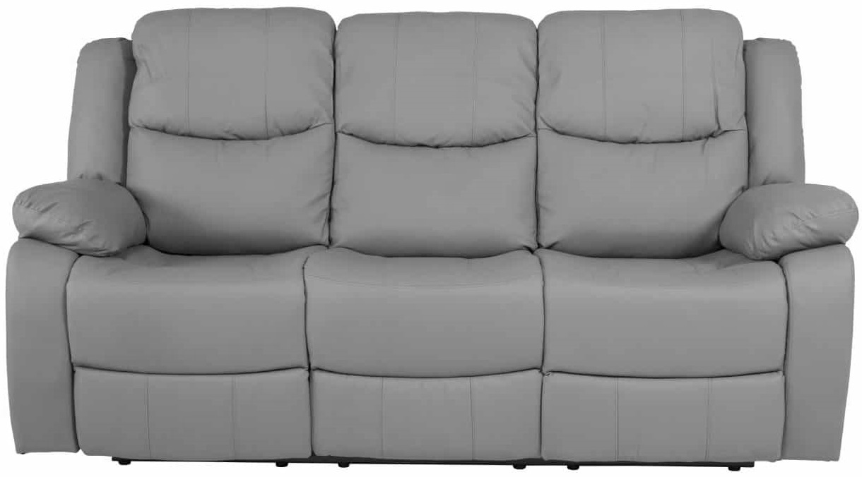 Mozart 3-sits Reclinersoffa - Gr� PU