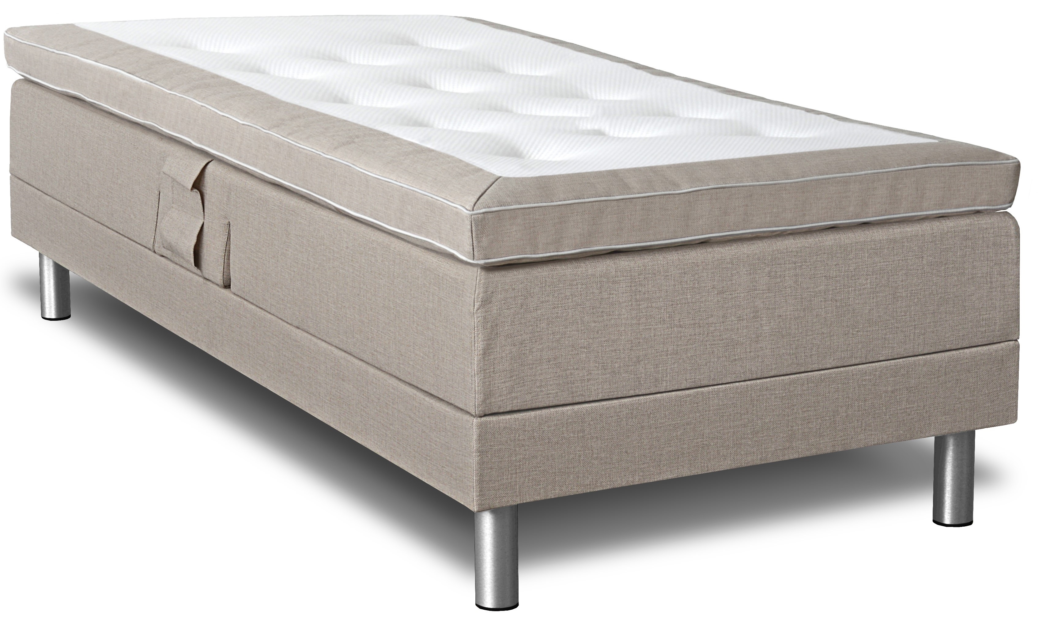Nova verstelbaar bed (beige Inari 22) - Elke breedte