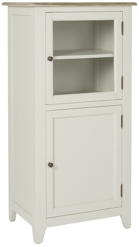 Hvaler vitrinskåp med förvaring + Hvaler vitrinskåp med förvaring +