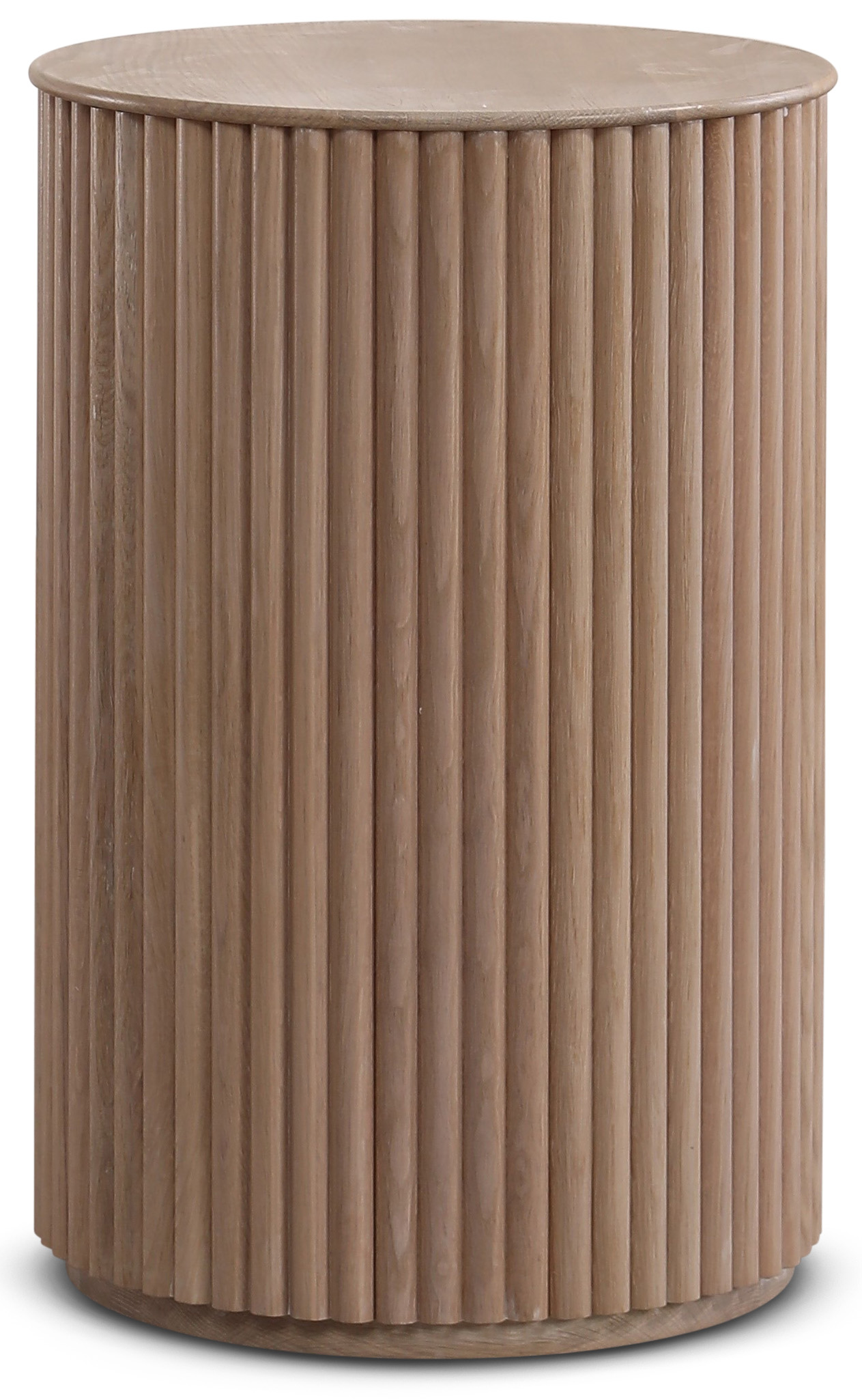 Cylinder sidobord 60 cm - Whitewash