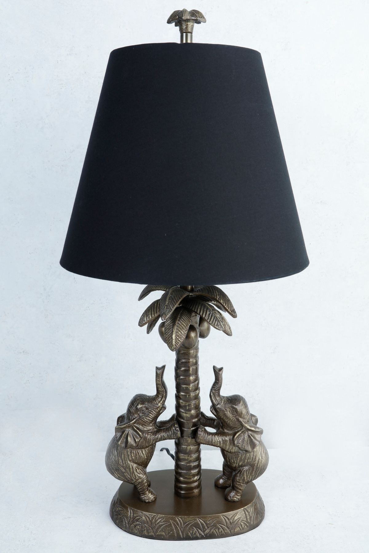 Elefant Bordslampa med skräm - Vintage Elefant Bordslampa med skräm - Vintage