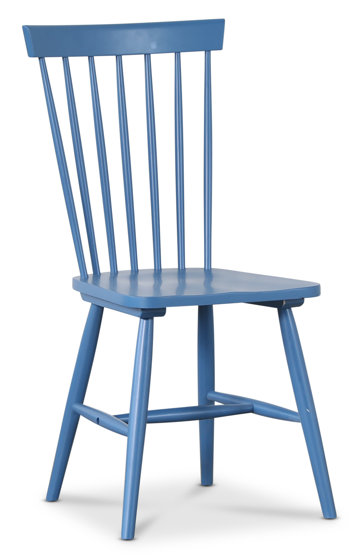 Karl blauwe sledestoel kleurcode RAL5007 + Stoel kussen