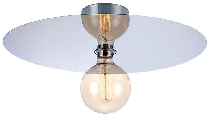 Disc Taklampa - Krom