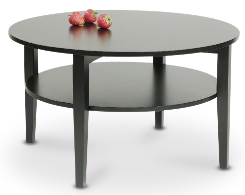 Memphis runt soffbord Ø80 cm - Svart Memphis runt soffbord Ø80 cm - Svart