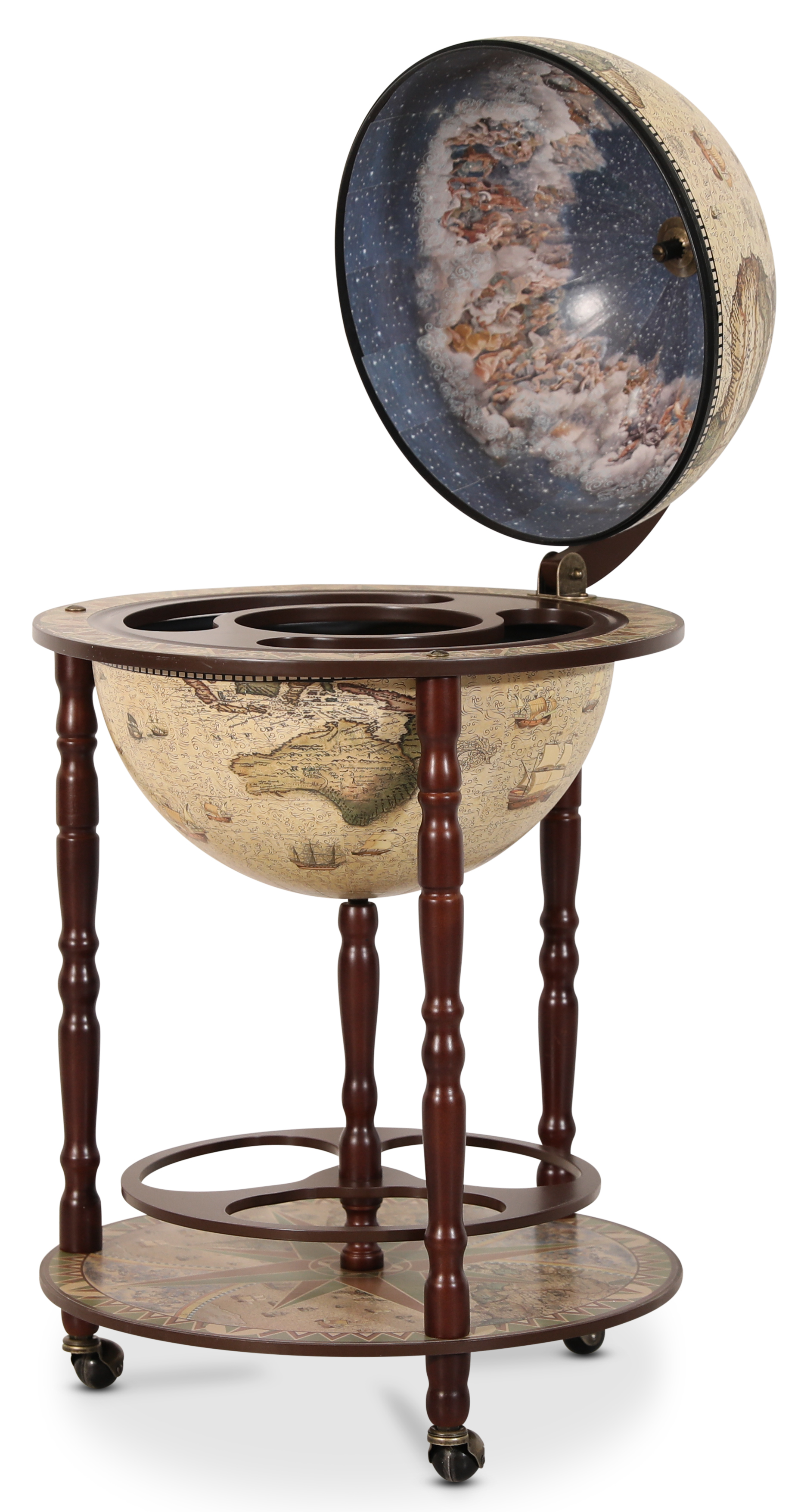 Michelangelo barglob modell 9 �50 cm - M�rkbrun/vit