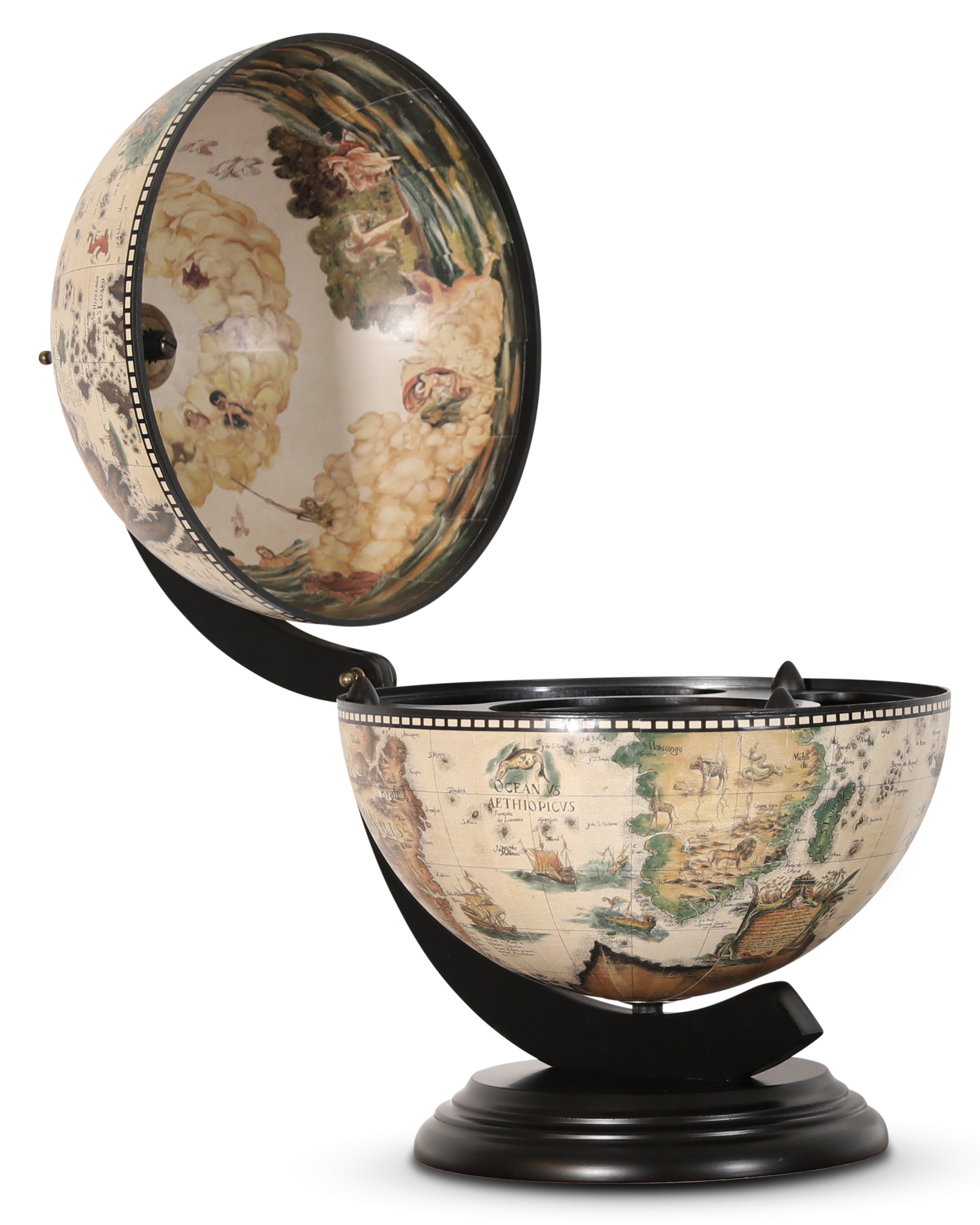 Michelangelo barglob modell 5 - Svart/vit + Textilv�rd f�r m�bler