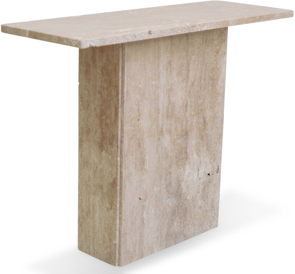 Level consoletafel 100 x 35 cm - Travertin