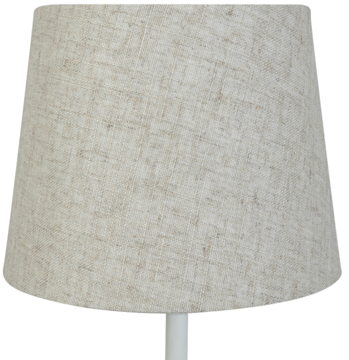 Rund lampsk�rm 18x23x18 cm - Beige (grovt linne)