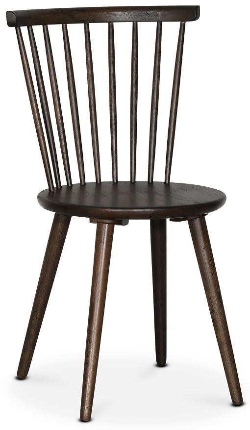 Castor rieten stoel bruin geolied hout + Stoel kussen