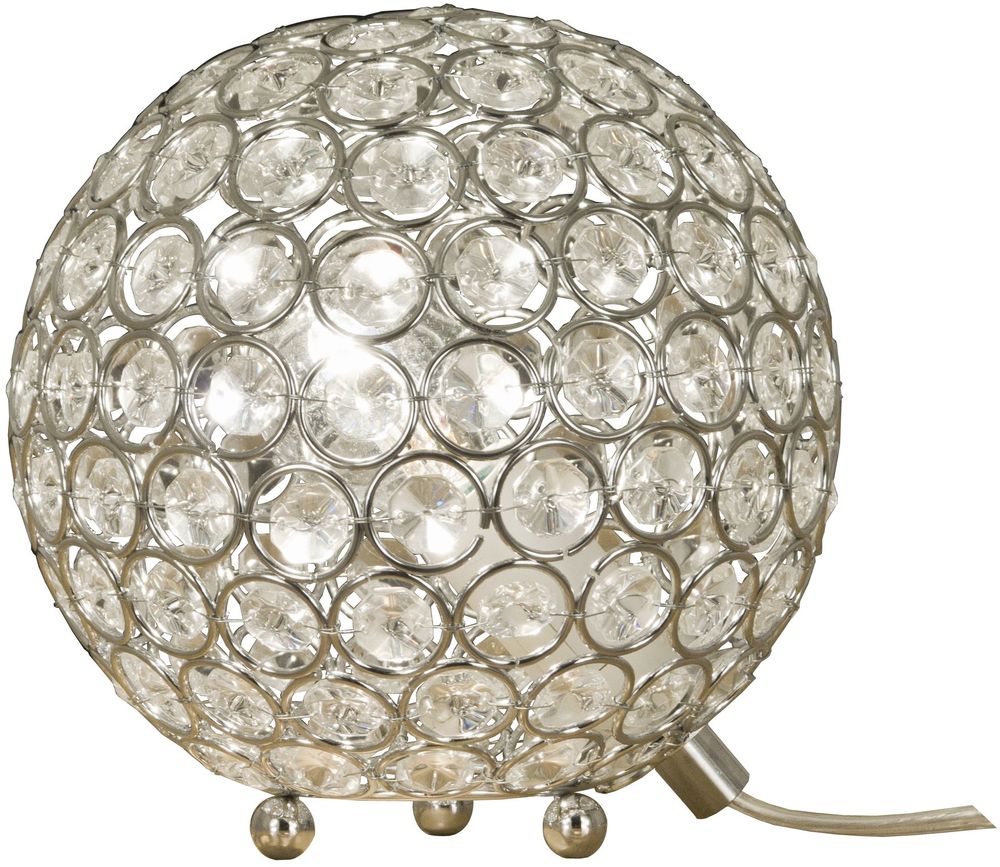 Bling tafellamp - Chroom/helder
