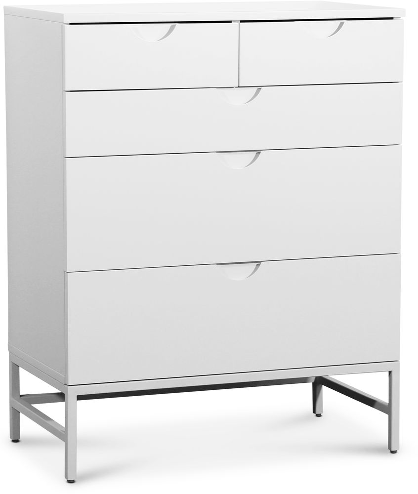 Lennox byrå 3+2 lådor - Vit Lennox byrå 3+2 lådor - Vit