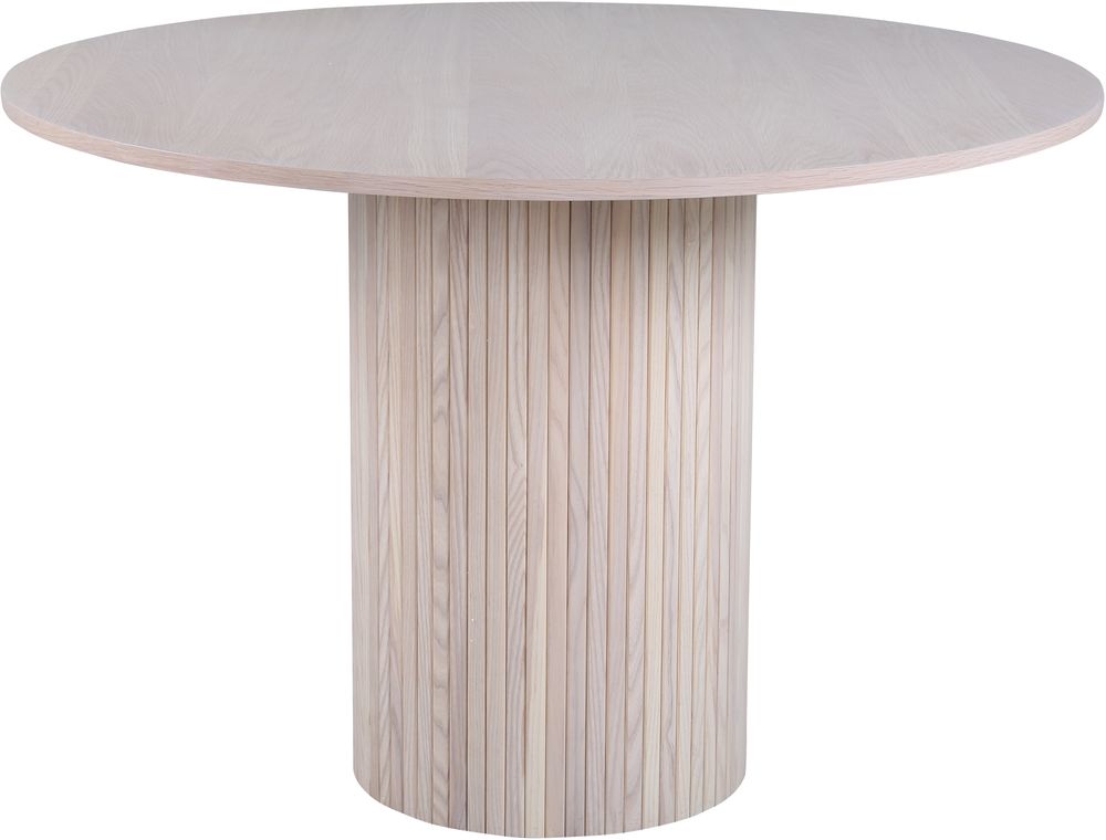 Niv� runt matbord i whitewash - runt bord �110 cm